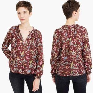 J. CREW Point Sur bird shirt NWT
